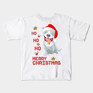 Staffie - Ho, Ho Ho, Merry Christmas! Especially for Staffordshire Bull Terrier Dog Lovers! Kids T-Shirt